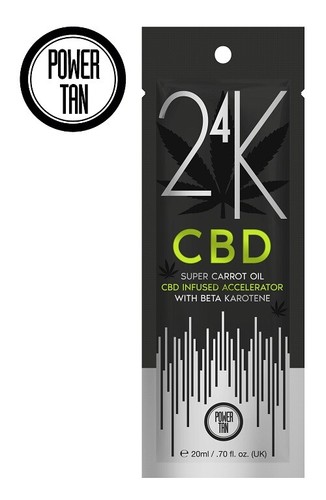 Power tan 24k super carrot - tan, oil