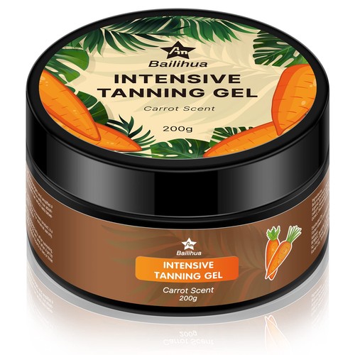 Tanning accelerator gel cream - tanning,