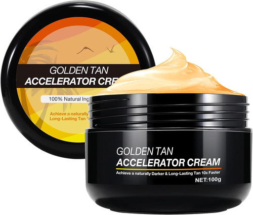 Tanning accelerator cream - tanning,